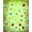 Green, Pattern 3, variant on Flatwoven High Traffic Area Rug, Whimsical Insect Motif Delicate Runner, Non Slip, Stain Resistant, Washable Area Rugs for Living Room, Bedroom(Green, 2X3)