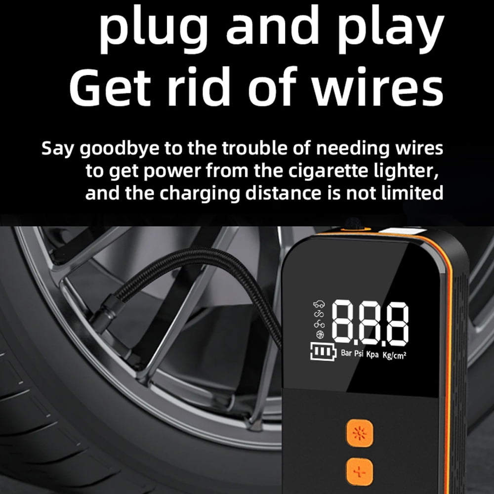 Electric inflator,Pump 150psi Air Bank/auto-off Function Modes Car Tires 5 Inflation Modes Tire Inflator With Inflator With Led Handheld Tire Inflator Bank/auto-off Function 5