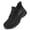 Black, variant on Sneakers for Men Black Comfy Lightweight Slip on Zero Drop Hiking Shoe Men Lace Up Biking Footwear for Gym Travel Work