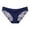 Navy, variant on PMVFHDE Fashion Womens Low Waist Lace Triangle Underwear Comfortable Soft Ice Silk Seamless Briefs Panties For Women White，XL