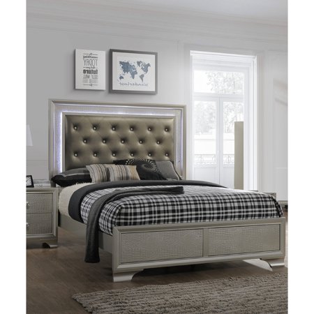 Modern & Glam Design | Bedroom Use with Tufted Headboard | Sophisticated and Comfortable Bed