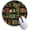 Bookshelf, variant on Dumpster on Fire Round Mouse Pad 8.6 x 8.6 Inch, Cute Funny Mousepad for Laptop Gaming, Stitched Edge Non-Slip Rubber Base, Home Office Decor Desk Accessories, It's Fine I`m Fine Everything is Fine