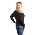 thumbnail image 3 of Shop4Ever Women's Best Grandma Ever Grandparent Off Shoulder Long Sleeve Shirt, 3 of 6