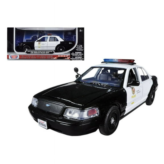 2010 Ford Crown Victoria LAPD Los Angeles Police Department Car 1/24 Diecast Car Model by Motormax