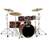 PDP Concept Series 7-Piece Maple Shell Pack w/ 22" Bass Drum & Chrome Hardware - Satin Tobacco Burst