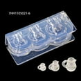 thumbnail image 3 of Handmade Mini Hollow Milk Bottles Cup Straw Silicone Resin Molds Craft Tools, 3 of 3