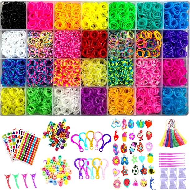 Kit de gomas elásticas YITOHOP 12080+, bandas de telar para hacer pulseras