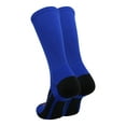 thumbnail image 2 of TCK Elite Performance Solid Color Crew Socks (Royal Blue, Large), 2 of 2