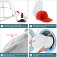 thumbnail image 5 of Hat Washer for Washing Machine,Hat Cleaner for Baseball Caps with Frame Cage and Mesh Bag（2Pack White）, 5 of 5