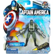 Captain America Deluxe Mission Pack Movie Series Dark Threat Action Figure