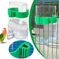 thumbnail image 4 of Pekkaxy Clear Acrylic Bird Water Dispenser, 5.11 x 3.34 in, Automatic Feeder for Cage, Provides Fresh Water for Parakeets and Small Birds, 4 of 9