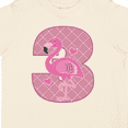 thumbnail image 4 of Inktastic 3rd Birthday Flamingo 3 Year Old Girl Girls Toddler T-Shirt, 4 of 5
