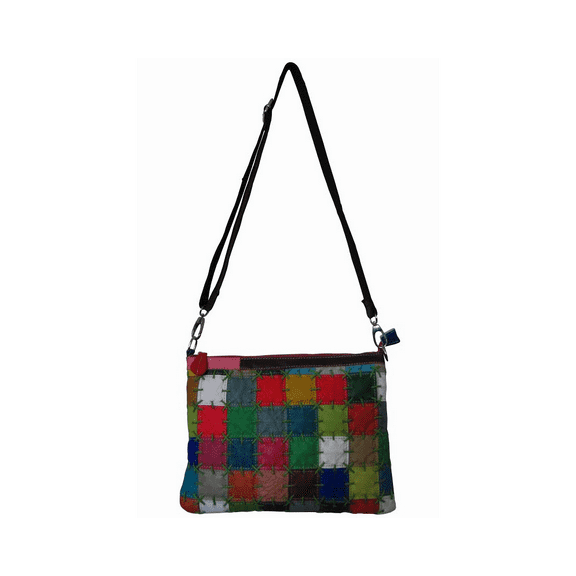 Zigzagger Shoulder Bag - Rainbow Square