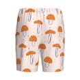 thumbnail image 2 of Lsque Mushrooms Mens Sleep Pajama Shorts,Short Pajama Pants, Cotton Ultra-Soft Knit-Small, 2 of 9