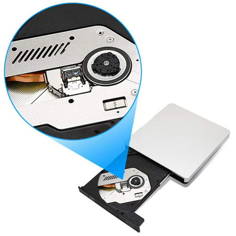 External Blu Ray DVD Drive, USB 3.0 Bluray Burner Reader Slim BD CD DVD RW  ROM Player for iMac PC Laptop MacOS Windows price in Egypt,  Egypt