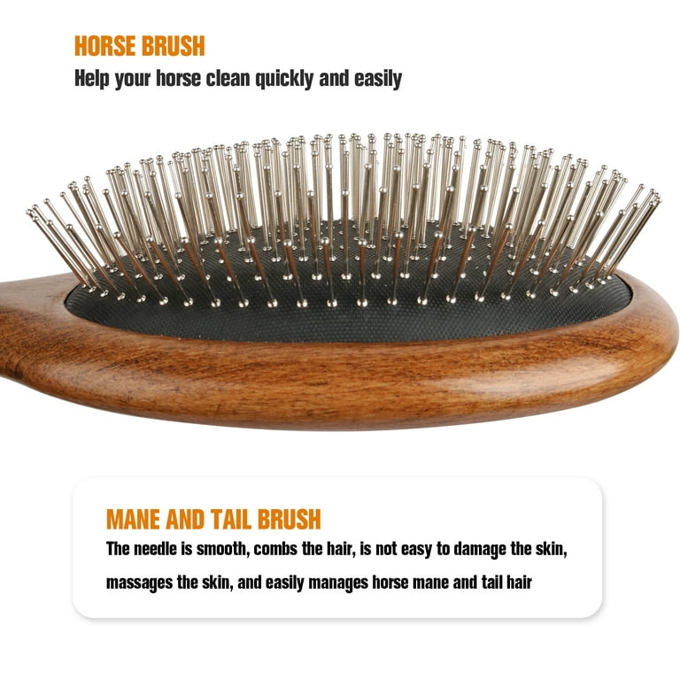 World Class Handmade Equine Mane and Tail Horse Brush