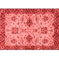thumbnail image 1 of Ahgly Company Machine Washable Indoor Rectangle Oriental Red Traditional Area Rugs, 2' x 4', 1 of 4