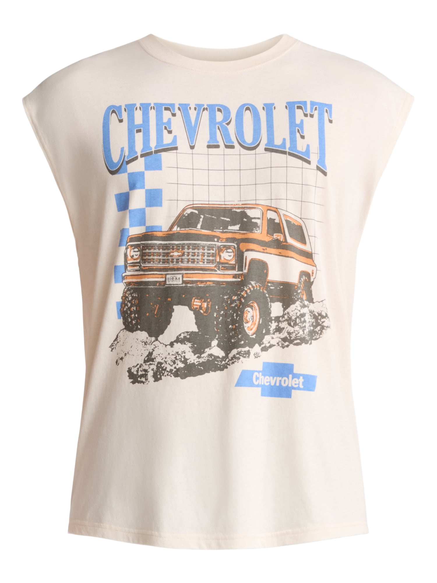 Chevy Men's and Big Men's Graphic Muscle Tank Top, Sizes XS-5XL