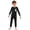 Black, variant on Kids Boys Girls Autism Sensory Jumpsuit Zip Back Long Leg Anti-strip Romper Special Needs Adaptive Clothing Red 8