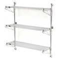 thumbnail image 2 of Nexel Poly-Green Adjustable Wall Mount Wire Shelving 3 Shelf Starter 24""Wx14""D, 2 of 3