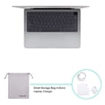 thumbnail image 7 of Mosiso New 4in1 Case for MacBook Pro 14 inch 2023 2022 2021 Release M3 A2918 A2992 M2 A2779 M1 A2442 Pro/Max Chip, Plastic Hard Shell&Keyboard Skin&Screen Protector&Storage Bag,  Crystal Clear, 7 of 7
