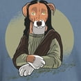 thumbnail image 3 of CafePress - Mona Lisa Dog T Shirt - Mens Comfort Colors Shirt, 3 of 5