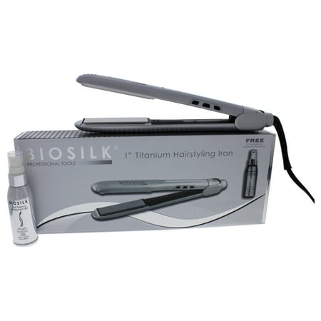Biosilk Titanium Hairstyling Flat Iron Unisex 1 Inch