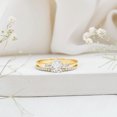 thumbnail image 6 of Rosec Jewels Certified Lab Grown Diamond Wedding Ring Set - EF-VS Quality - Ready To Gift, 14K Yellow Gold, US 7.50, 6 of 8