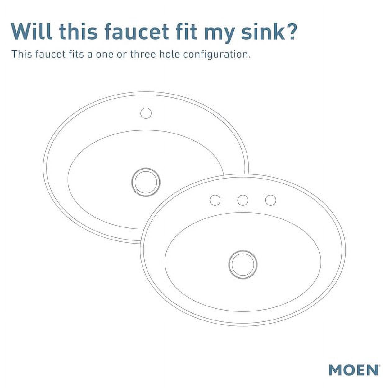 Moen Inc Moen Rinza 1-Handle Bathroom Faucet