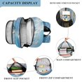 thumbnail image 3 of FORMRS Unisex School Backpack 17" Student Travel Bag with Laptop Compartment, Crystal Ocean, 3 of 7