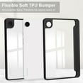 thumbnail image 4 of SaniMore Case for Samsung Galaxy Tab A9 8.7" 2023 SM-T550 SM-P550, Auto Sleep/Wake Shock Resistant [Built-in Pencil Holder] Stand [Dual Angle] Transparent Slim Lightweight Anti-fall Shell, Black, 4 of 7