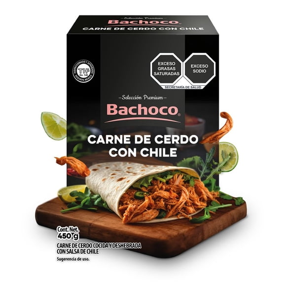 Carne de Cerdo con Chile Bachoco 450g