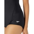 thumbnail image 3 of Speedo Racerback Solid Authentic Nylon One Piece Swimsuit, (Women's), 3 of 10