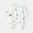 thumbnail image 2 of Yievot Winter Baby Bodysuit Boy Girls Long Sleeve Cartoons Print Comfort Boy Girls Jumpsuit Rompers Clothing 0-6 Months 2025 Baby Gifts, 2 of 2