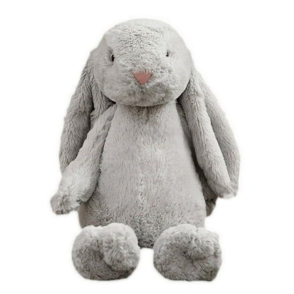 Peluches Lapin, 40cm Gris Clair Jouets en Peluche Lapin, Jouets en Peluche Lapin, Ours en Peluche Animal en Peluche, Bébé Animaux en Peluche Meilleur Cadeau pour Amis Enfants Adultes Cadeaux d'Anniversaire