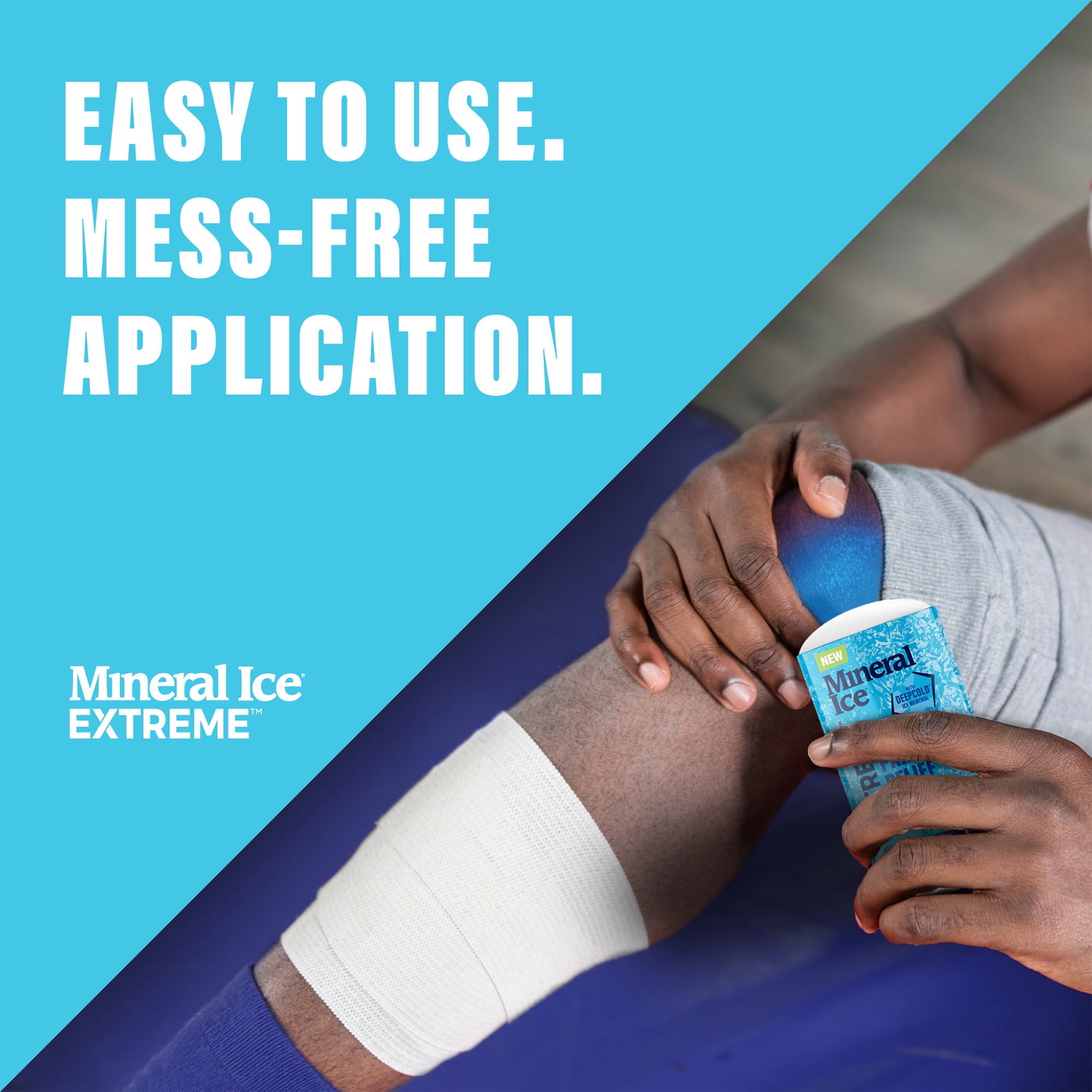 Mineral Ice® Extreme™ Maximum Strength Deepcold® Pain Relief Dry Stick with 16% Menthol, Alpine Fresh Scent
