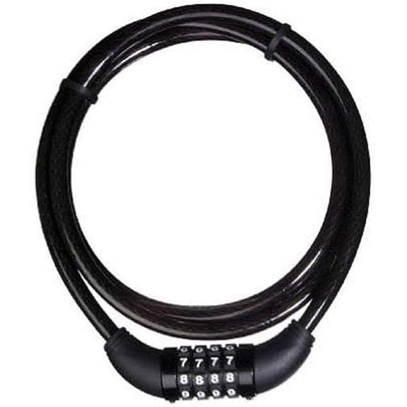 CABLE W/PADLOCK3/8X5COM (Pack of 1)