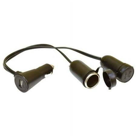 Etek Dual 12V USB Cigarette Lighter Adapter, Model# 18004W, Dual USB Ports