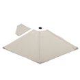 thumbnail image 2 of Waterproof Double Layer Polyester Patio Umbrella Canopy for 8 Ribs, Sunproof, Replacement Top with Easy Installation, 2 of 7