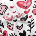 thumbnail image 3 of Valentine's Day Print Nursing Uniforms for Women Love Heart Printed V-Neck Breathable Scrub Tops Short Sleeve Professionals Soft Stretch Workwear Shirt with Pockets multicolor Medium, 3 of 4
