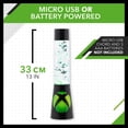 thumbnail image 3 of Flow Lamp Paladone Xbox Glitter, iluminación ambiental nocturna de 33 cm, 3 of 8