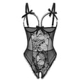 thumbnail image 2 of Sexyfree Lingerie for Women One Piece Bodysuit Sexy Lace Crotchless Lingerie Nightwear, 2 of 4