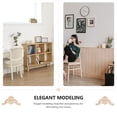 thumbnail image 3 of Clispeed 12Pcs Beige Wood Carved Corner Applique Furniture Onlay Floral Decoration for Door Window, 3 of 8