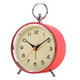 thumbnail image 1 of Despertador de estilo retro Los estudiantes usan el despertador de repetición de silencio ligero con mango de reloj de cabecera, 1 of 5