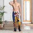 thumbnail image 2 of Honiee American Truck for men - a sleek fusion of Straight Pajama Pants, versatile Lounge Pants, and cozy Sleepwear, all rolled into one-X-Large, 2 of 6