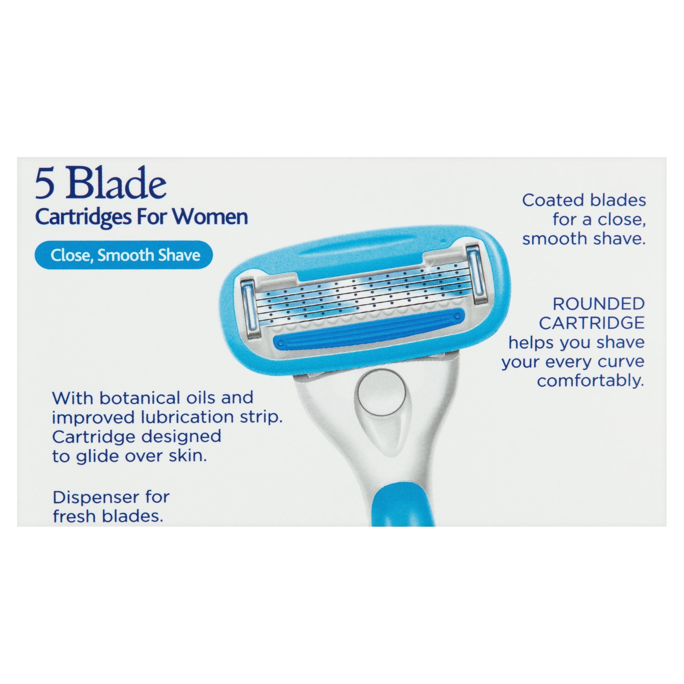 Equate 5 Blade Cartridges for Women, 6 Count