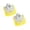 Yellow, variant on ZFSBZBS 3Pcs Vegetable Brush Potato Scrubber Brush Silicone Hard and Soft Side Fruit Cleaning Tools for Delicate or Tough-Skinned Vegetables,Multicolor