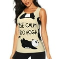 thumbnail image 2 of Haiem Panda Doing Yoga Workout Tank Tops for Women, Athletic Sports Slim-Fit Tank Tops, Compression Sleeveless Dry Fit Shirts,Athletic Shirt-Medium, 2 of 9