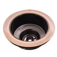 thumbnail image 6 of Westbrass 3-1/2" Wing Nut Twist Style Kitchen Drain Basket Strainer, Antique Copper, 6 of 13