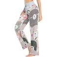 thumbnail image 3 of Women Pajama Pants Lounge Pants Long Stretch Comfy Sleepwear Lovely Bear, 3 of 7